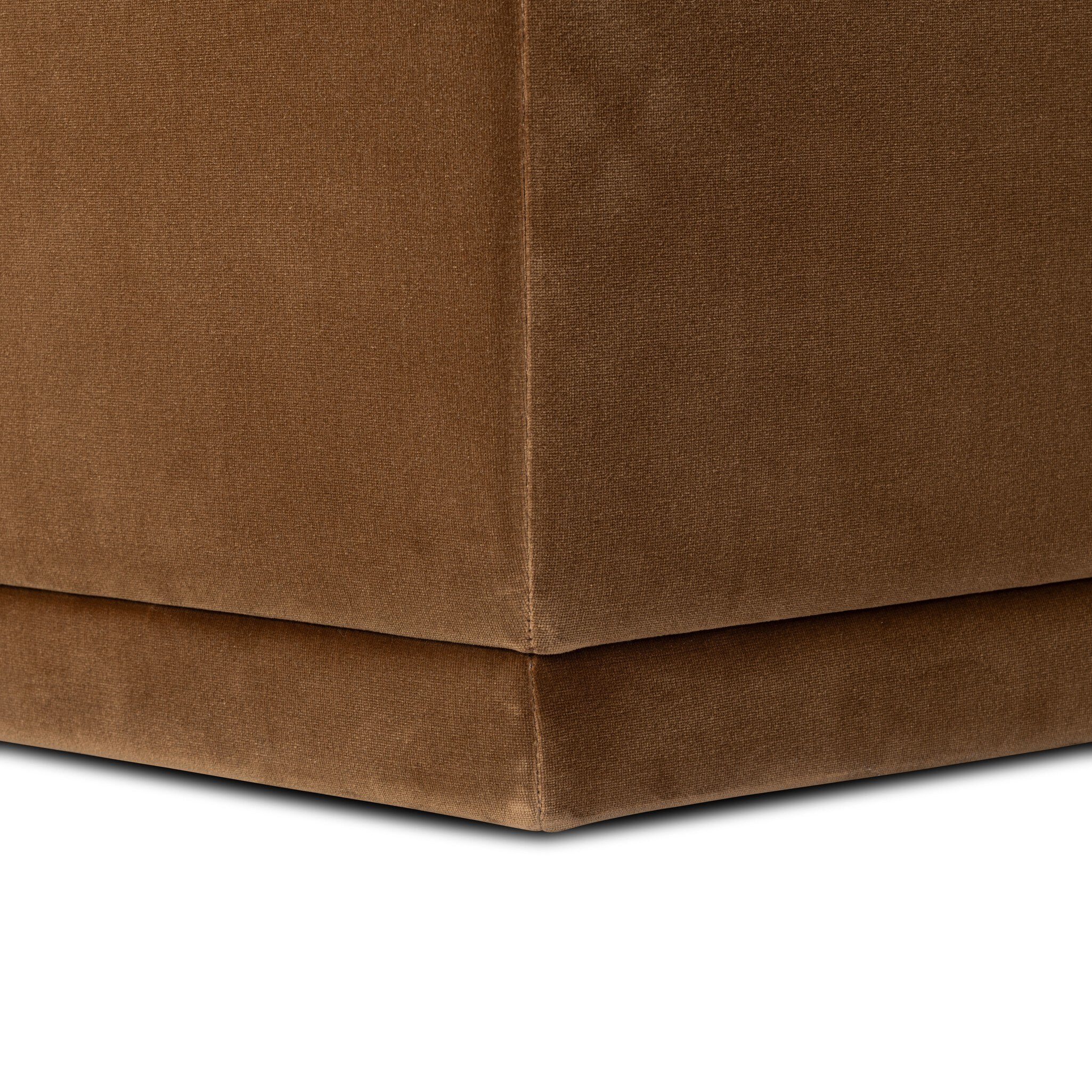 Four Hands Becenti Ottoman — Surrey Ochre