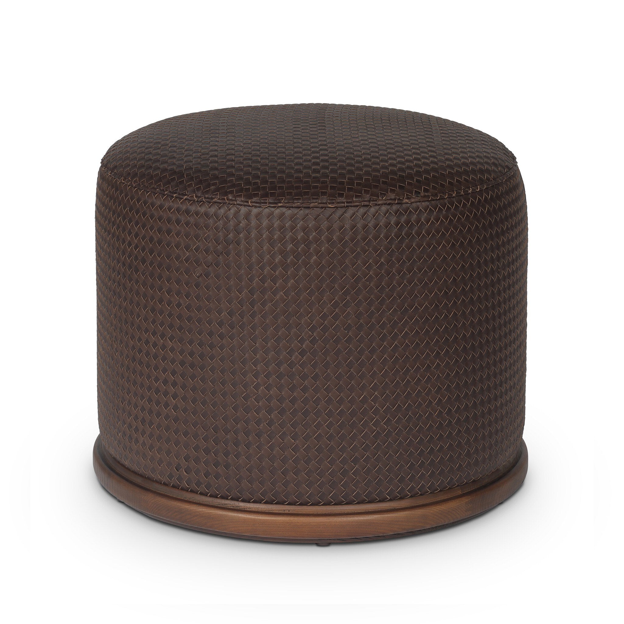 Four Hands Montello Ottoman — Lorento Cigar-Sienna Brown