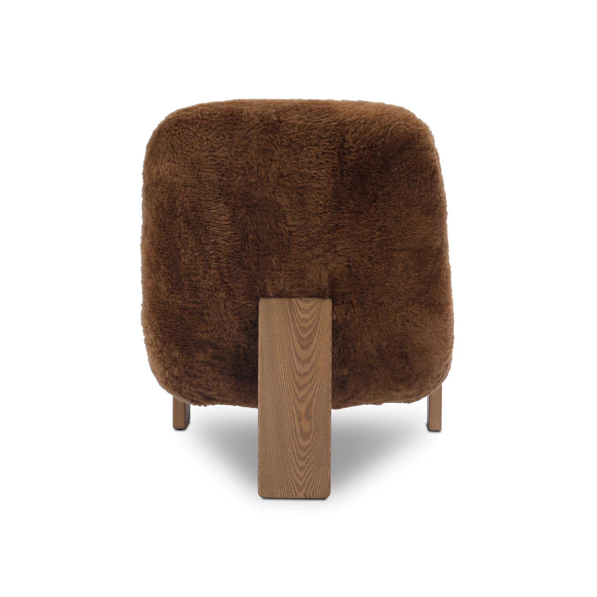 Four Hands Rivas Chaise — Ochre Shearling-Amber Ash