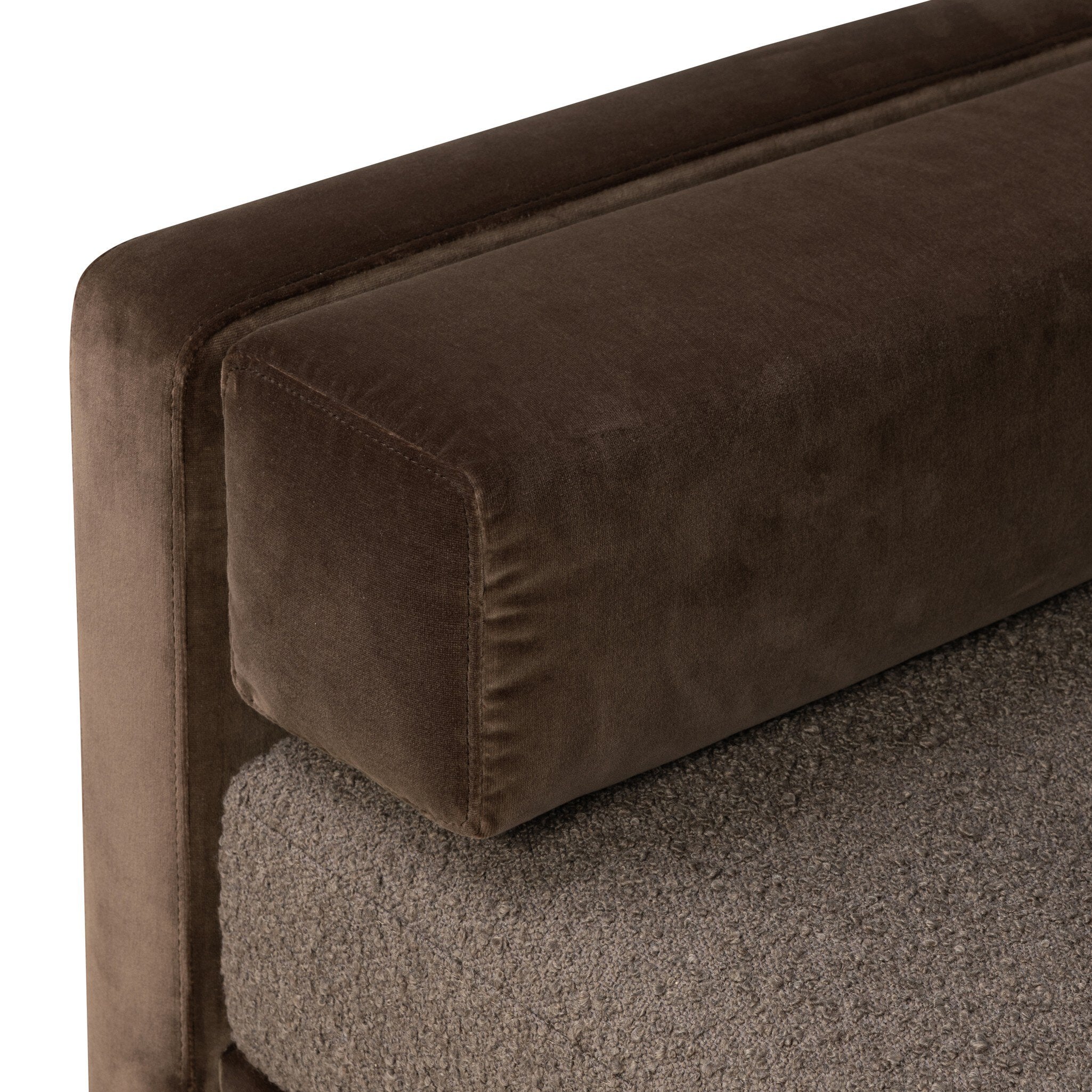 Four Hands Ursula Chaise — Surrey Mink-Knoll Clay