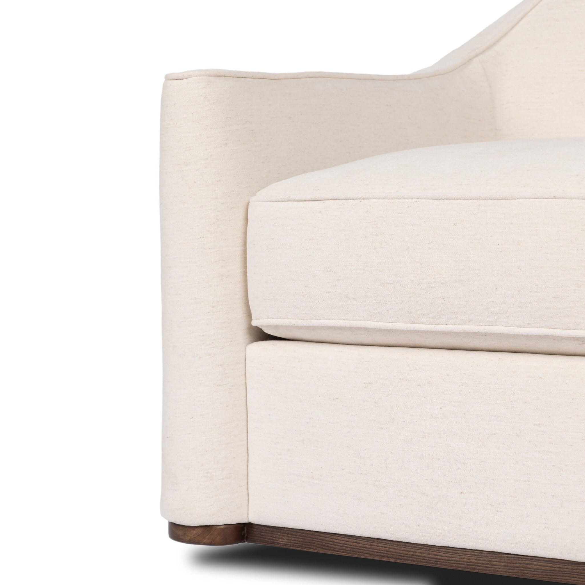 Four Hands Chella Swivel Chair — Laughlin Bone-Fawn Ash