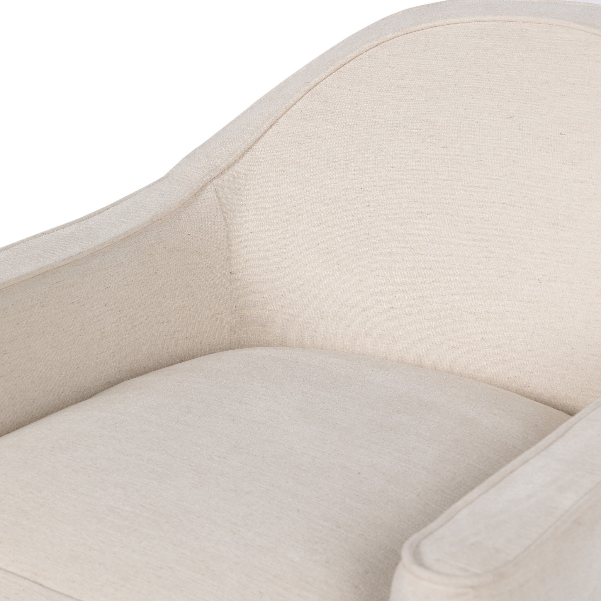 Four Hands Chella Swivel Chair — Laughlin Bone-Fawn Ash