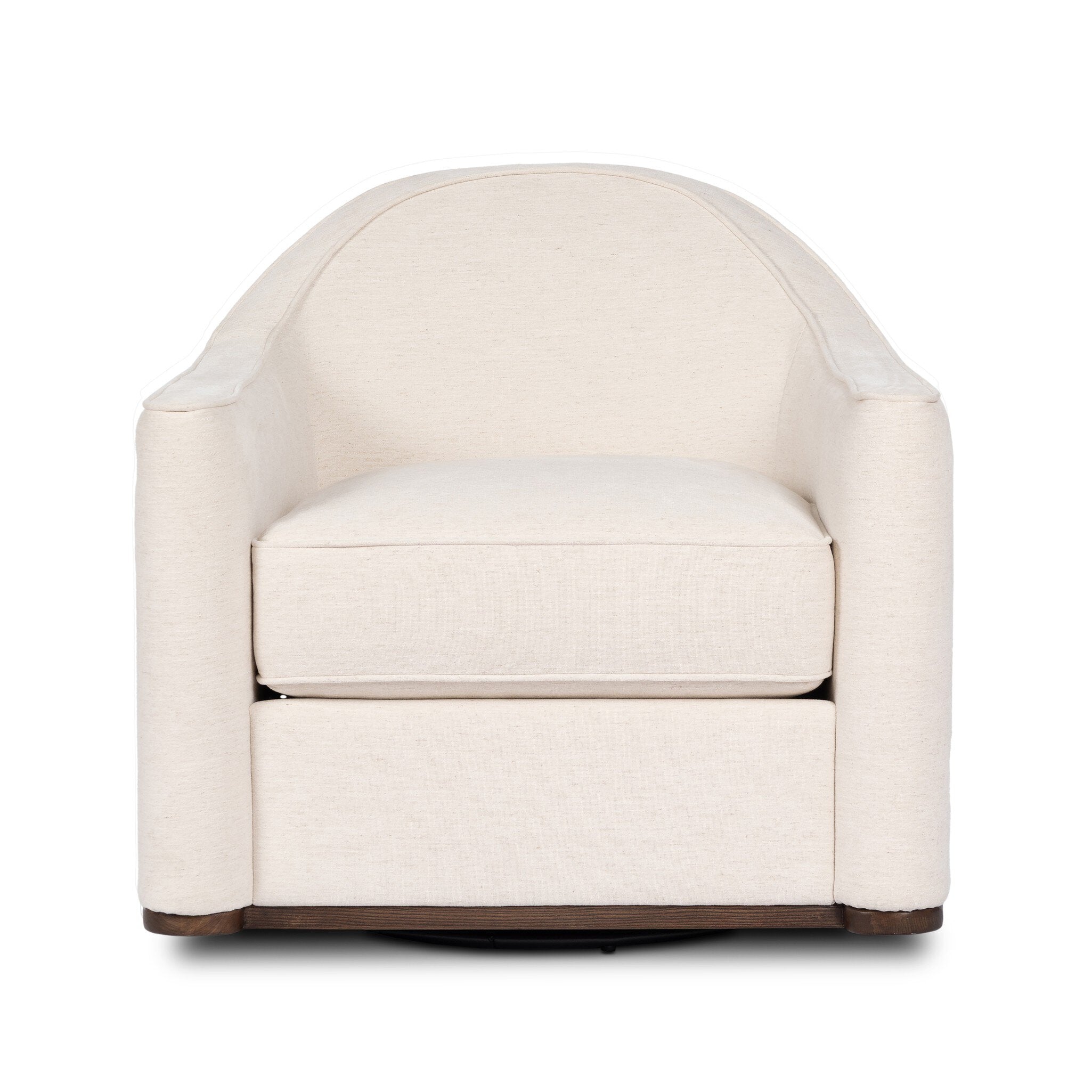 Four Hands Chella Swivel Chair — Laughlin Bone-Fawn Ash