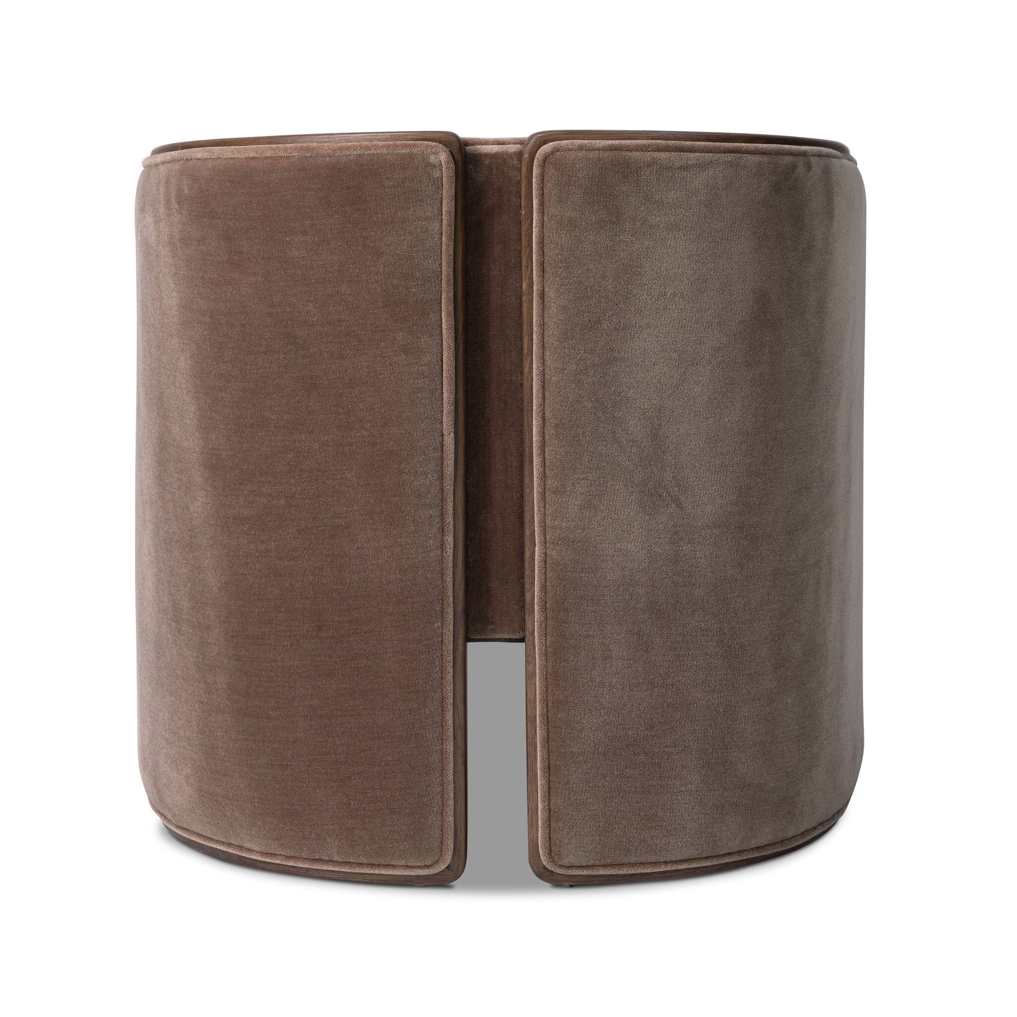 Four Hands Voss Chair — Monte Mushroom-Fawn Oak