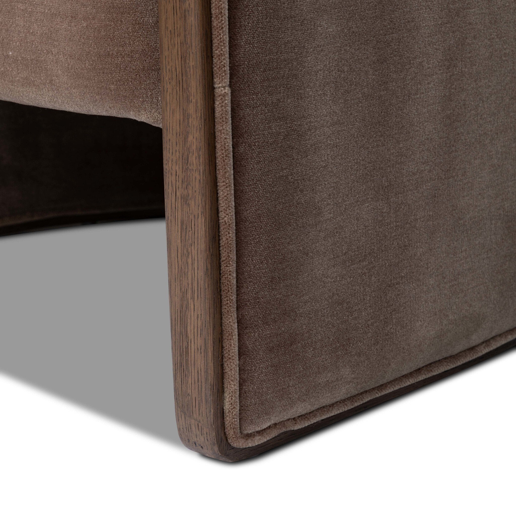 Four Hands Voss Chair — Monte Mushroom-Fawn Oak