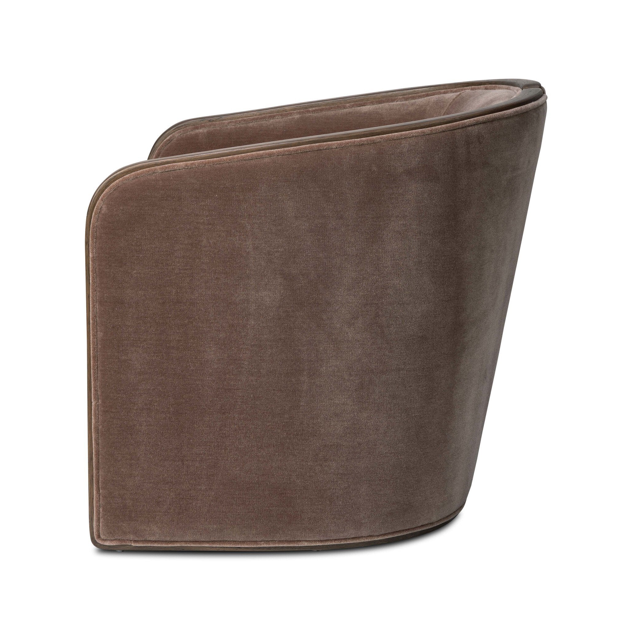 Four Hands Voss Chair — Monte Mushroom-Fawn Oak