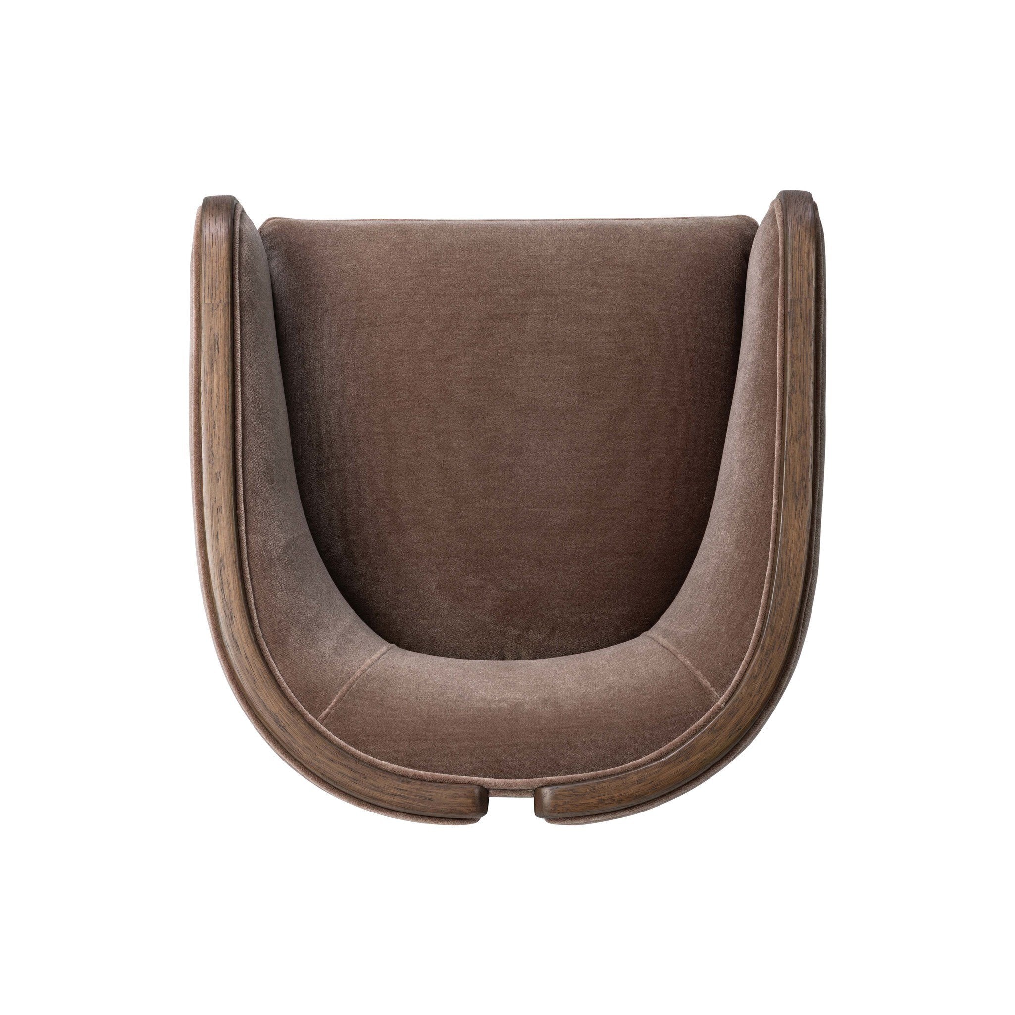 Four Hands Voss Chair — Monte Mushroom-Fawn Oak
