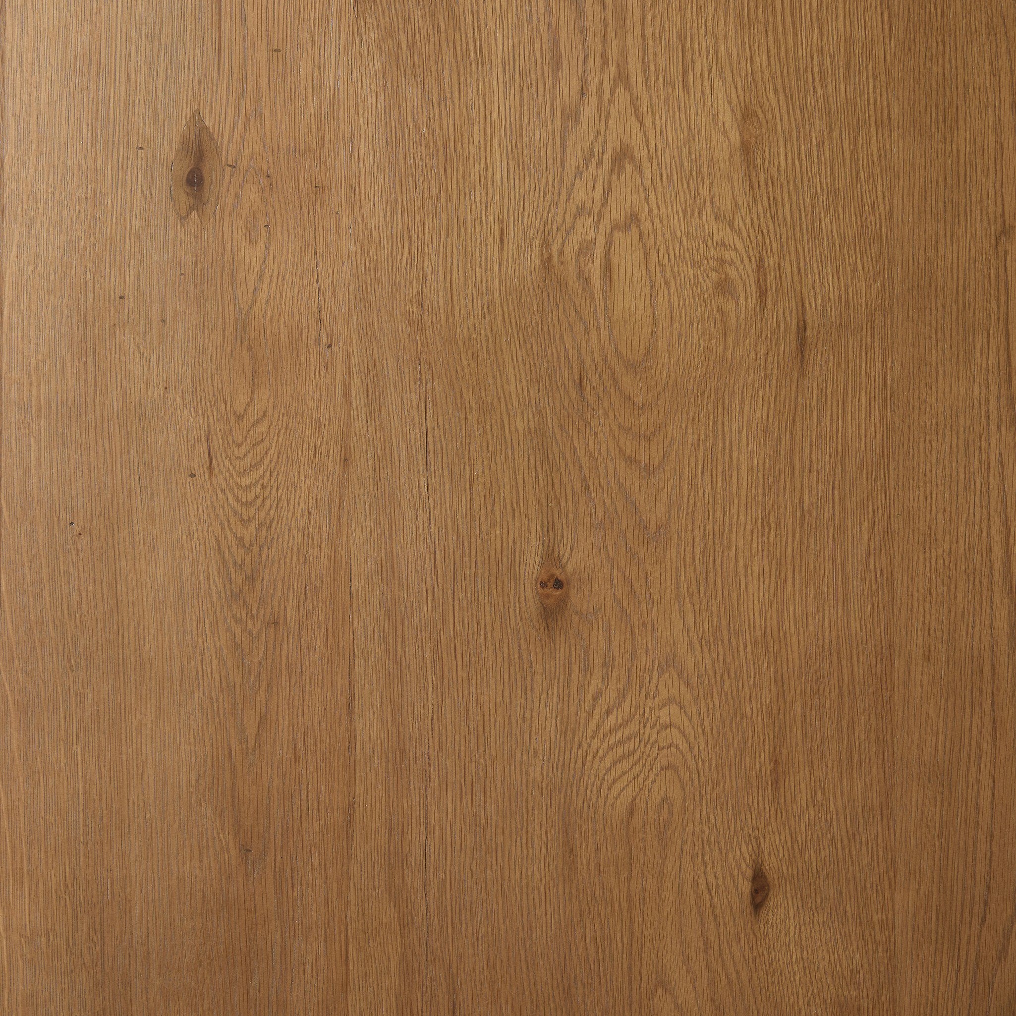 Four Hands Marlena Coffee Table — Ochre Guanacaste Oyster-Smoked American Oak Veneer-Smoked Oak Veneer