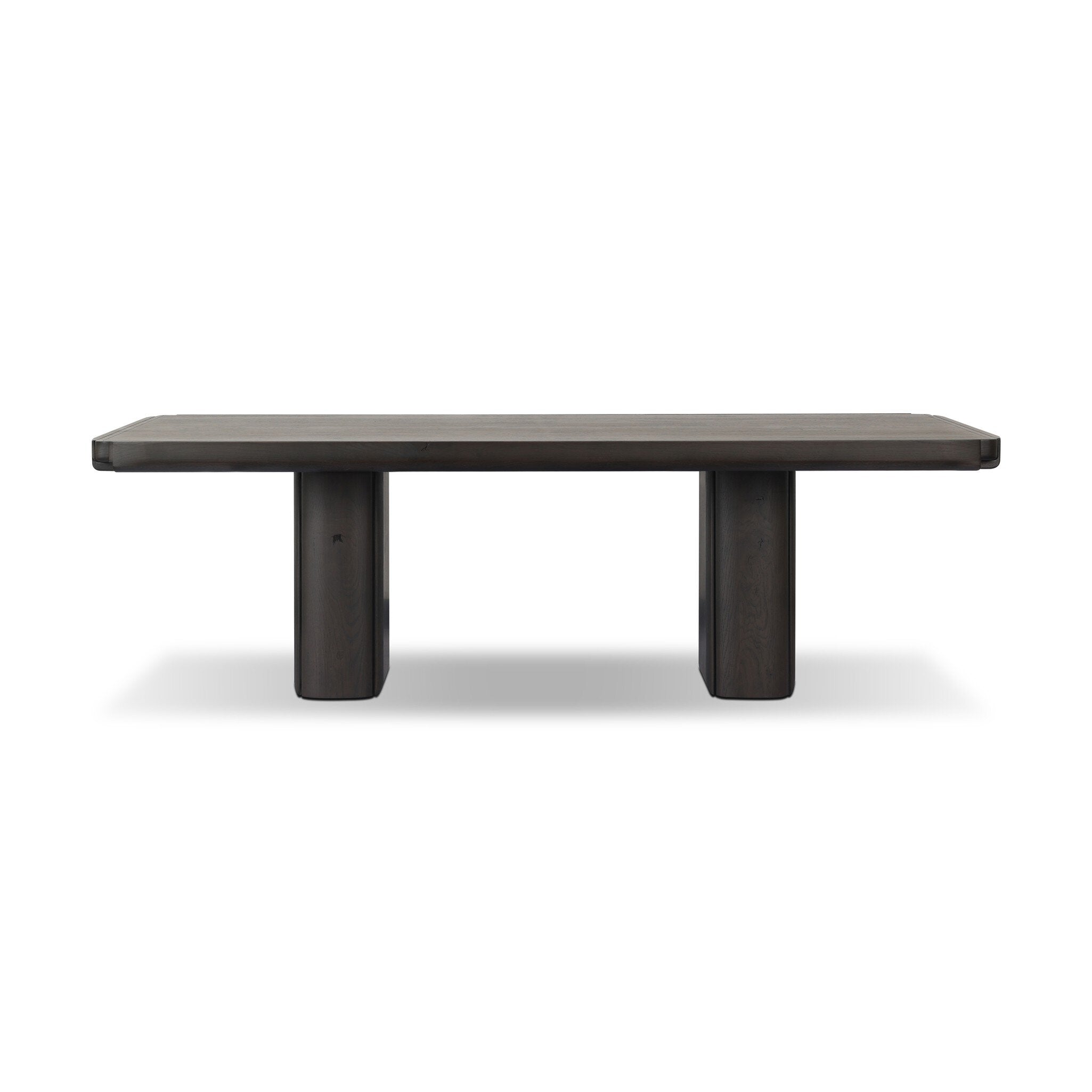 Four Hands Floyd Dining Table — Smoked Black Oak-Smoked Black Oak Veneer