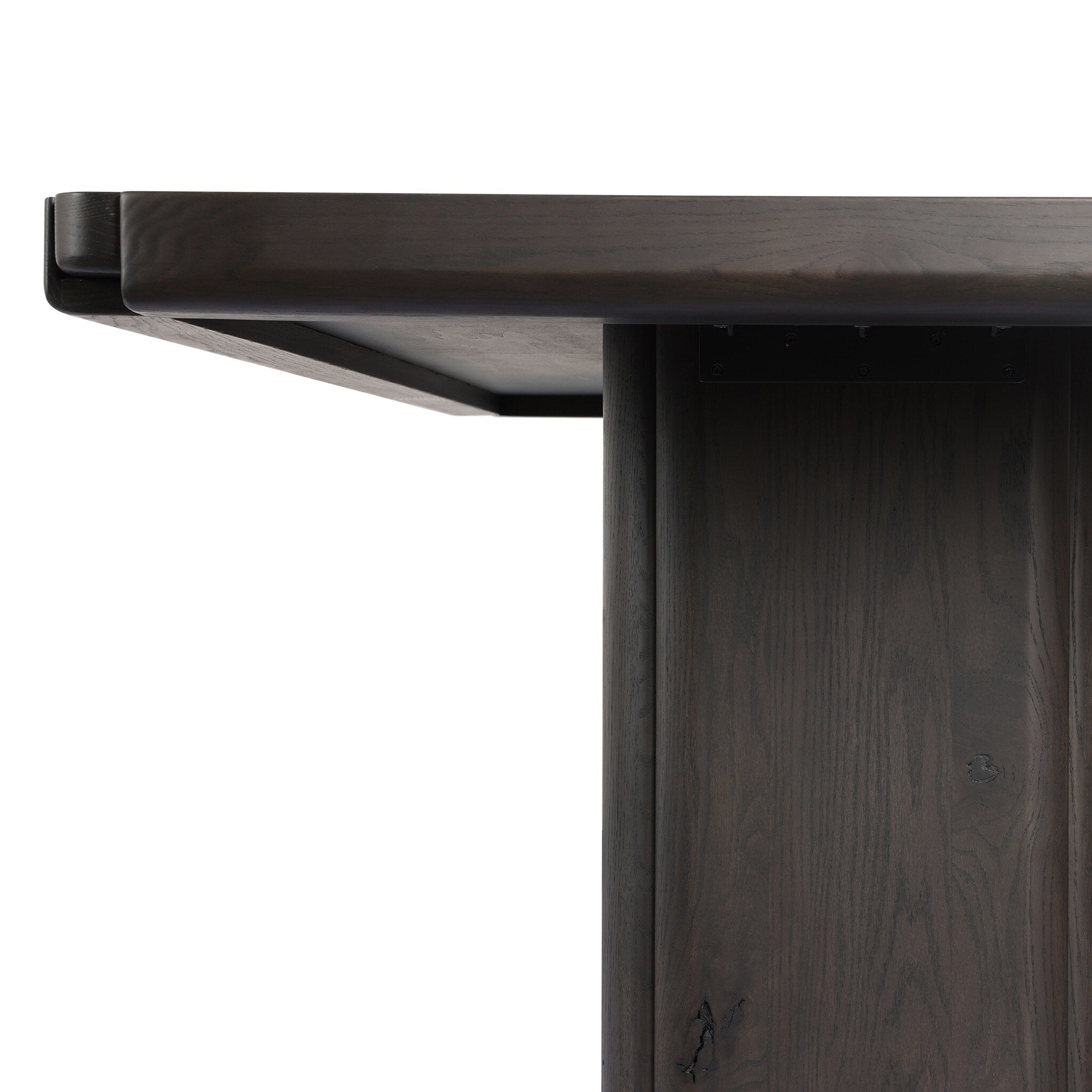 Four Hands Floyd Dining Table — Smoked Black Oak-Smoked Black Oak Veneer
