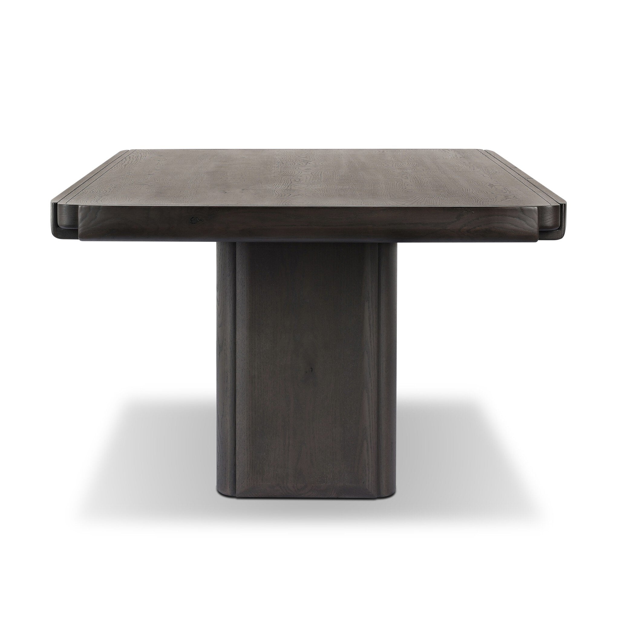 Four Hands Floyd Dining Table — Smoked Black Oak-Smoked Black Oak Veneer