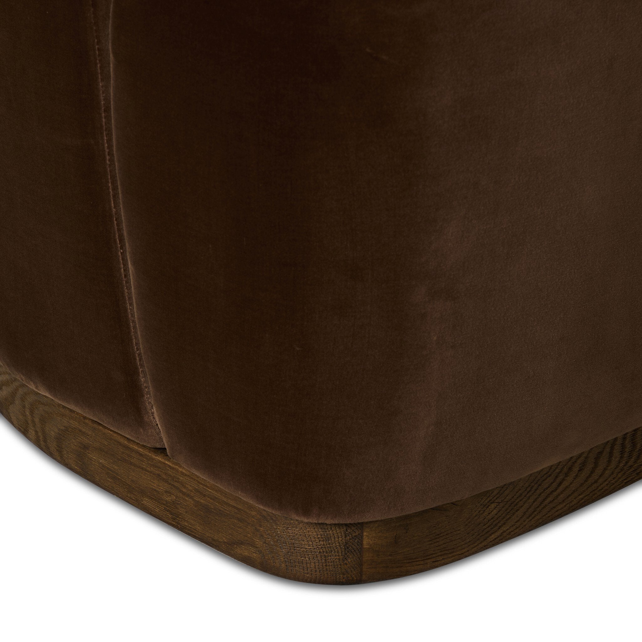 Four Hands Dorset Banquette L-Shape — Surrey Mink-Weathered Oak