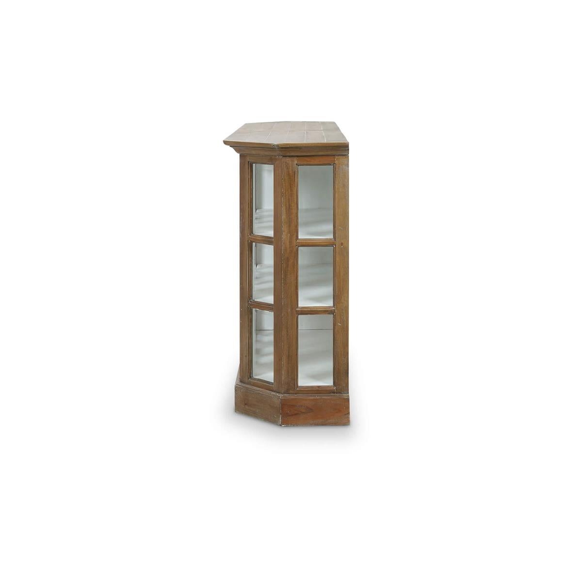 Bramble Cape Cod Narrow Media Console — Straw Wash / Architectural White