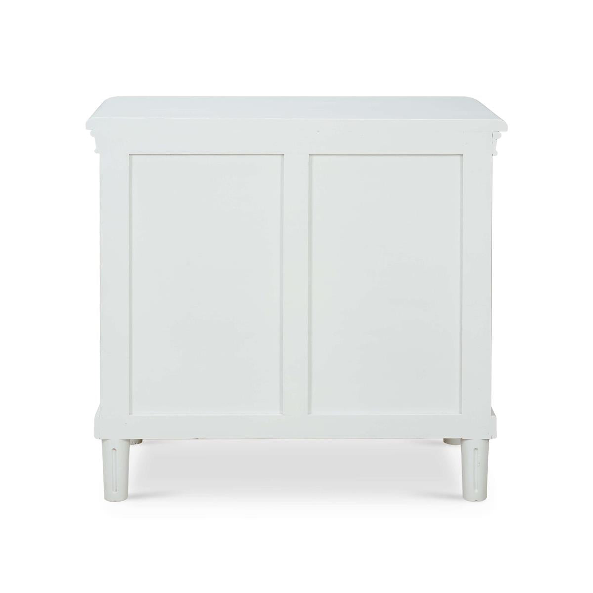 Bramble Hayward 3 Drawer Dresser Small — Architectural White / Light Distressed