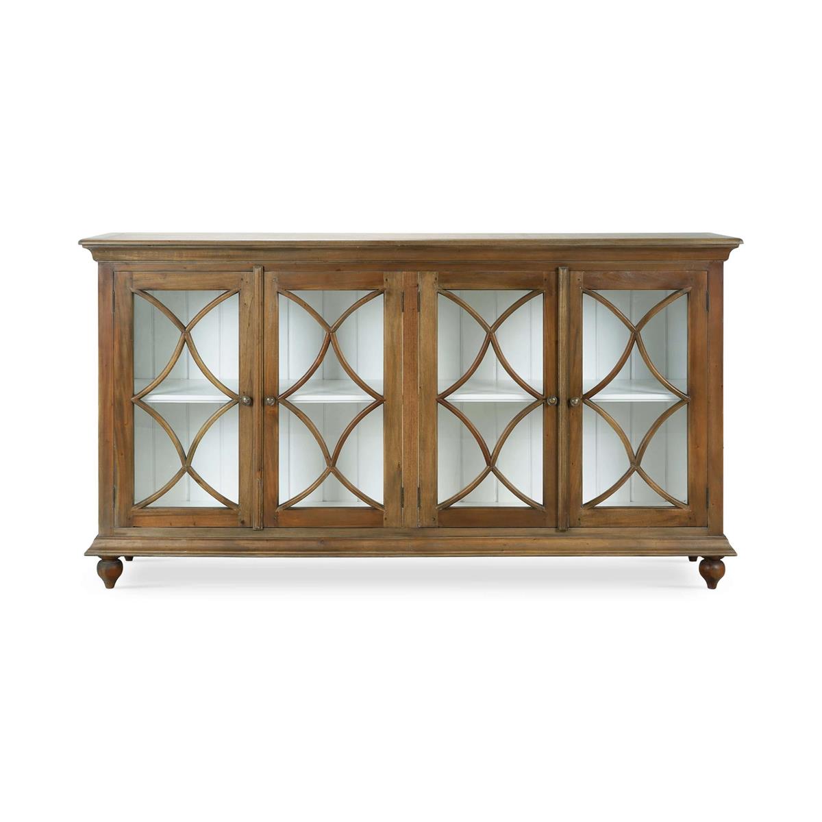 Bramble Hamilton 4 Door Buffet — Straw Wash / Architectural White