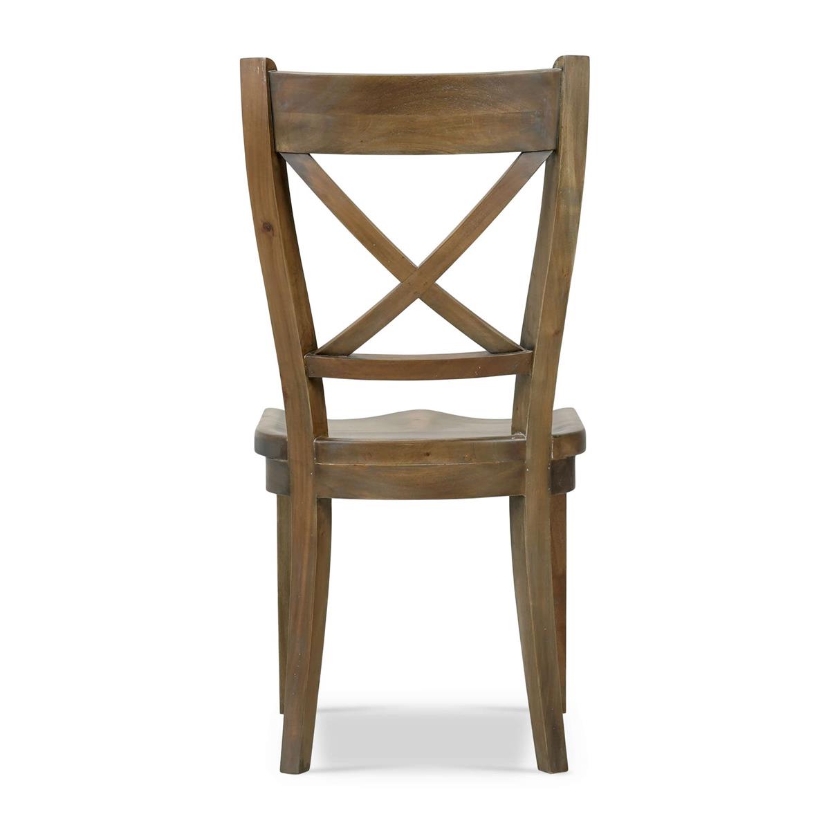 Bramble Summerset Chair w/ Wood Seat — Straw Wash