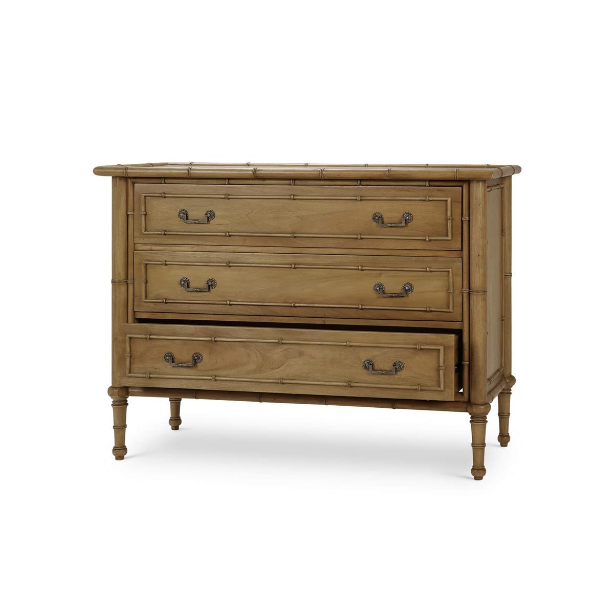 Bramble Martinique 3 Drawer Dresser — Antique French Oak