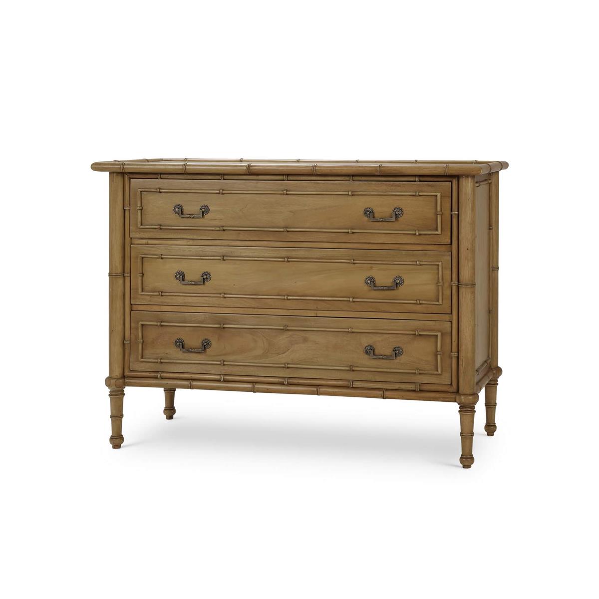 Bramble Martinique 3 Drawer Dresser — Antique French Oak