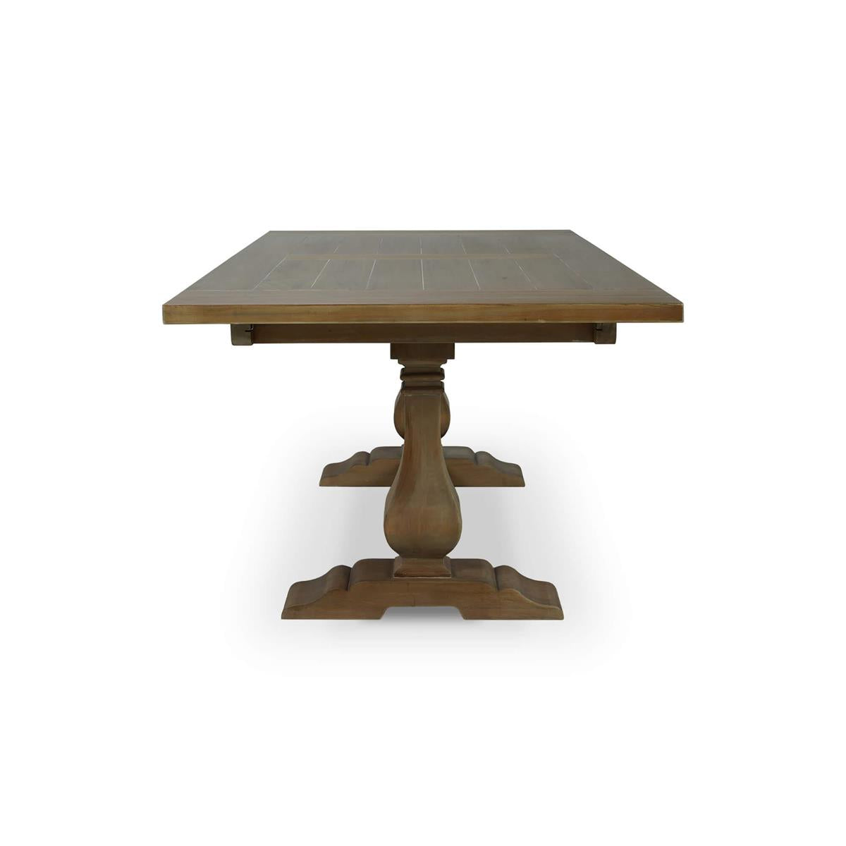 Bramble Trestle Dining Table 84'' — Straw Wash