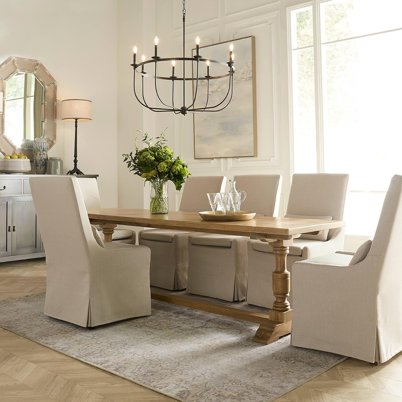 Bramble Sierra Modern Slipcovered Dining Chair w/o Castors — Camelot