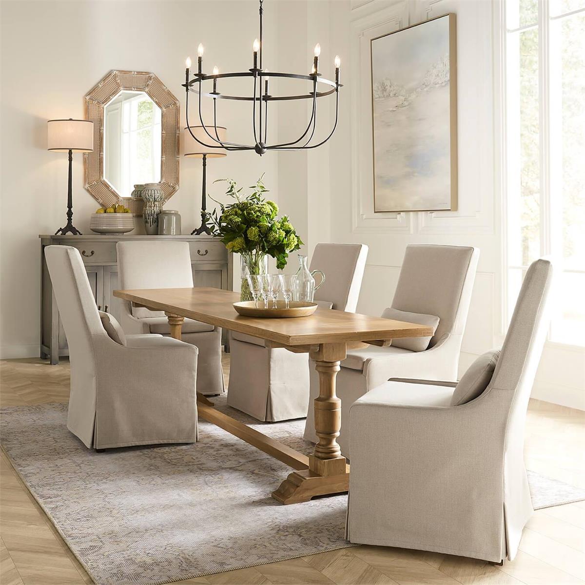 Bramble Sierra Modern Slipcovered Dining Chair w/o Castors — Camelot