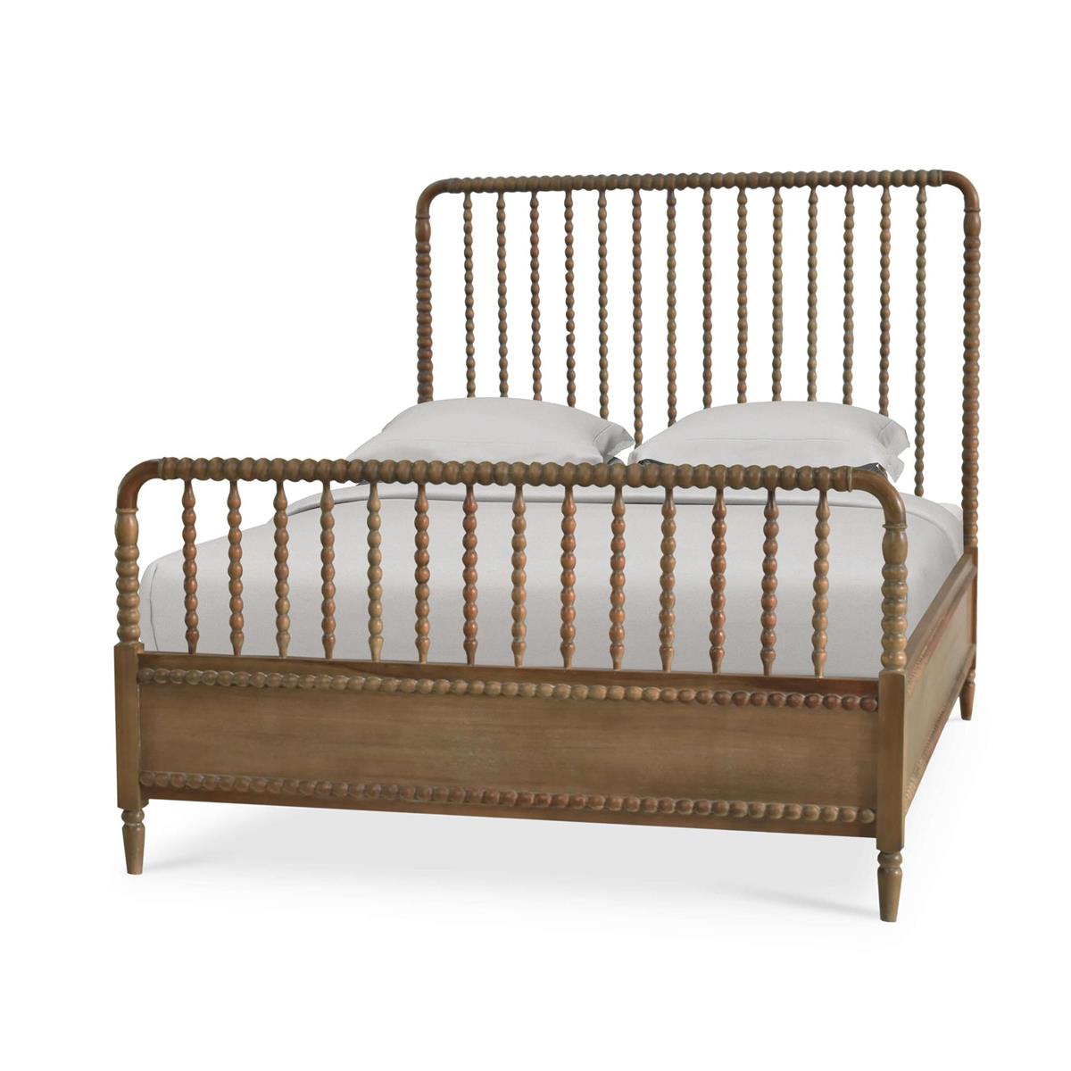 Bramble Cholet Bed Queen — Straw Wash