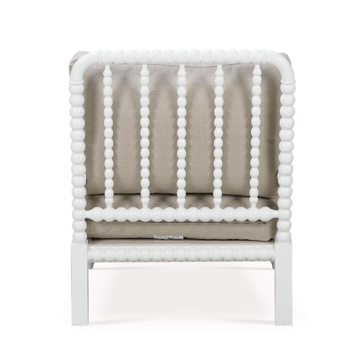 Bramble Cholet Arm Chair — Architectural White / Camelot