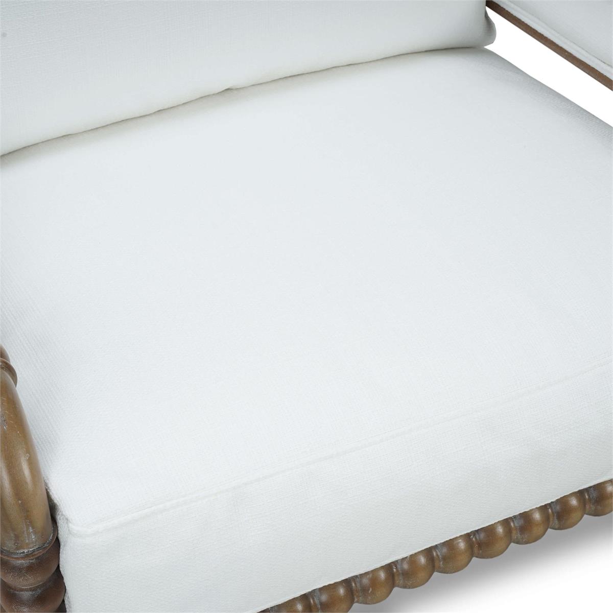 Bramble Cholet Arm Chair — Straw Wash / Arctic