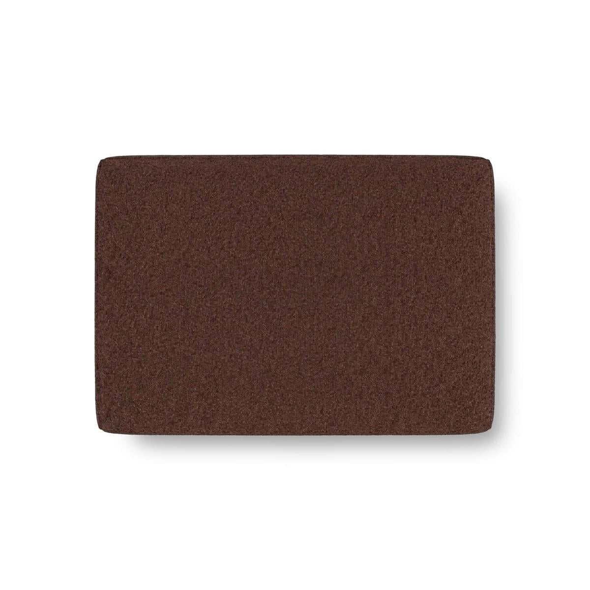 Bramble Cholet Ottoman — Fruit Wood / Chestnut Brown Chenille