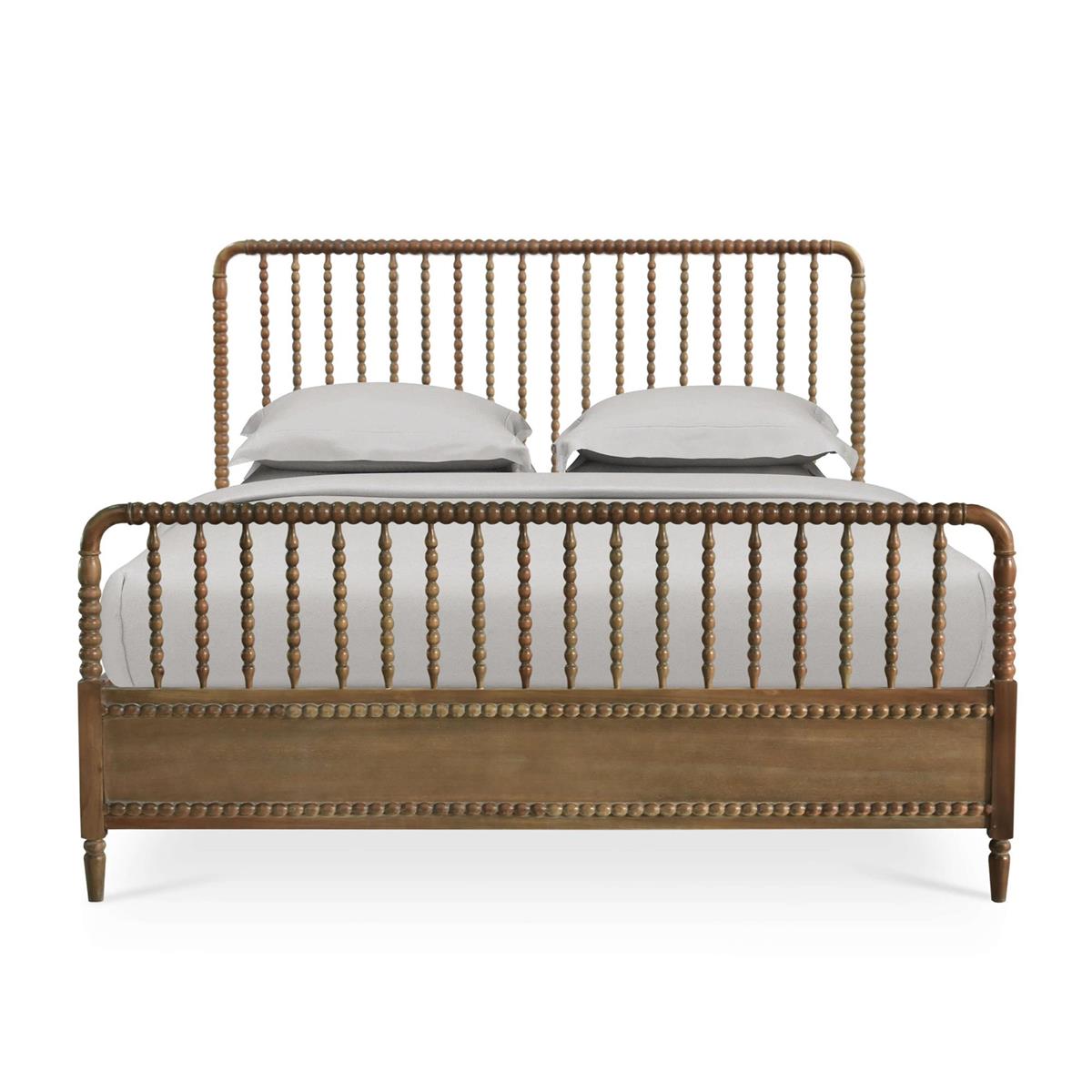 Bramble Cholet Bed King — Straw Wash