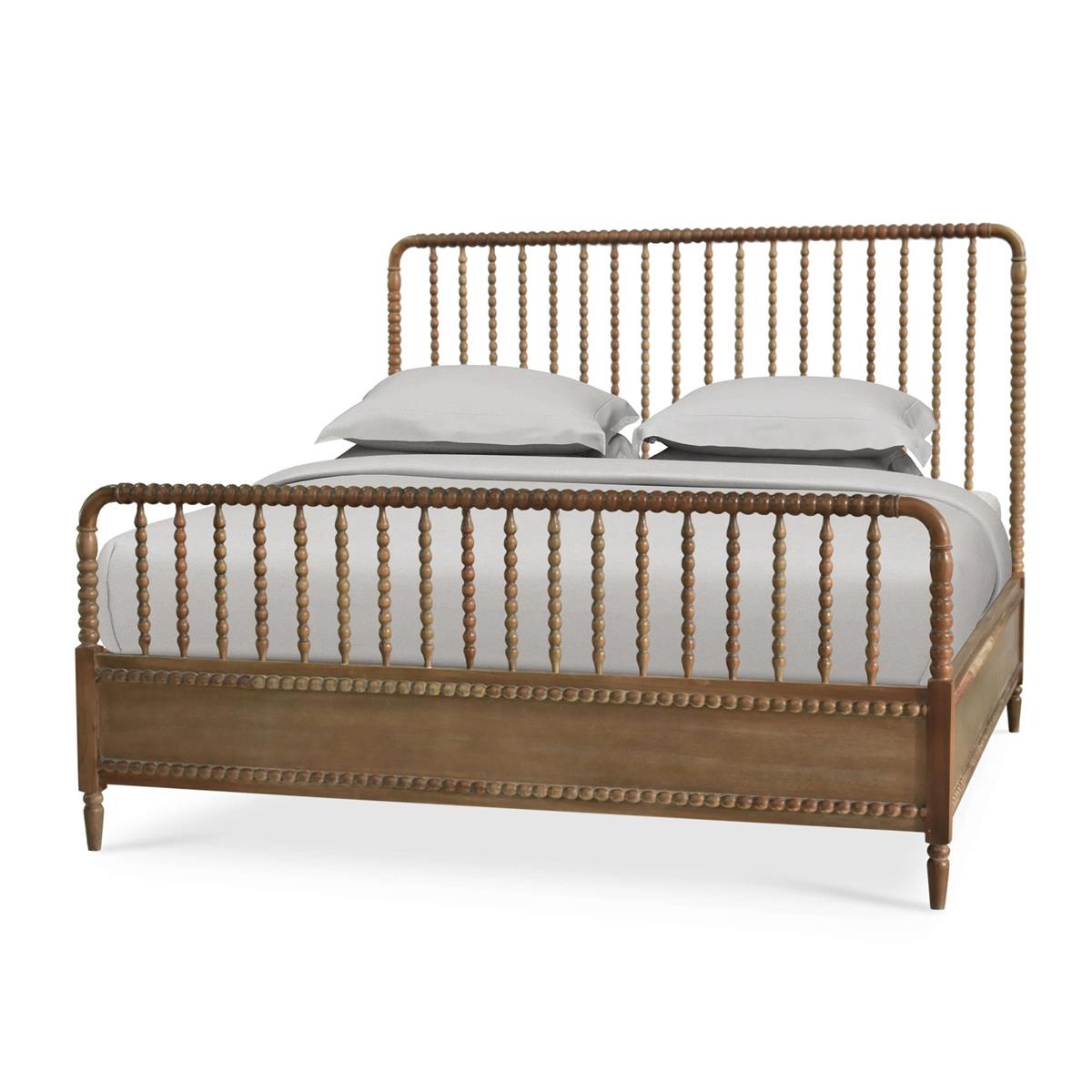 Bramble Cholet Bed King — Straw Wash