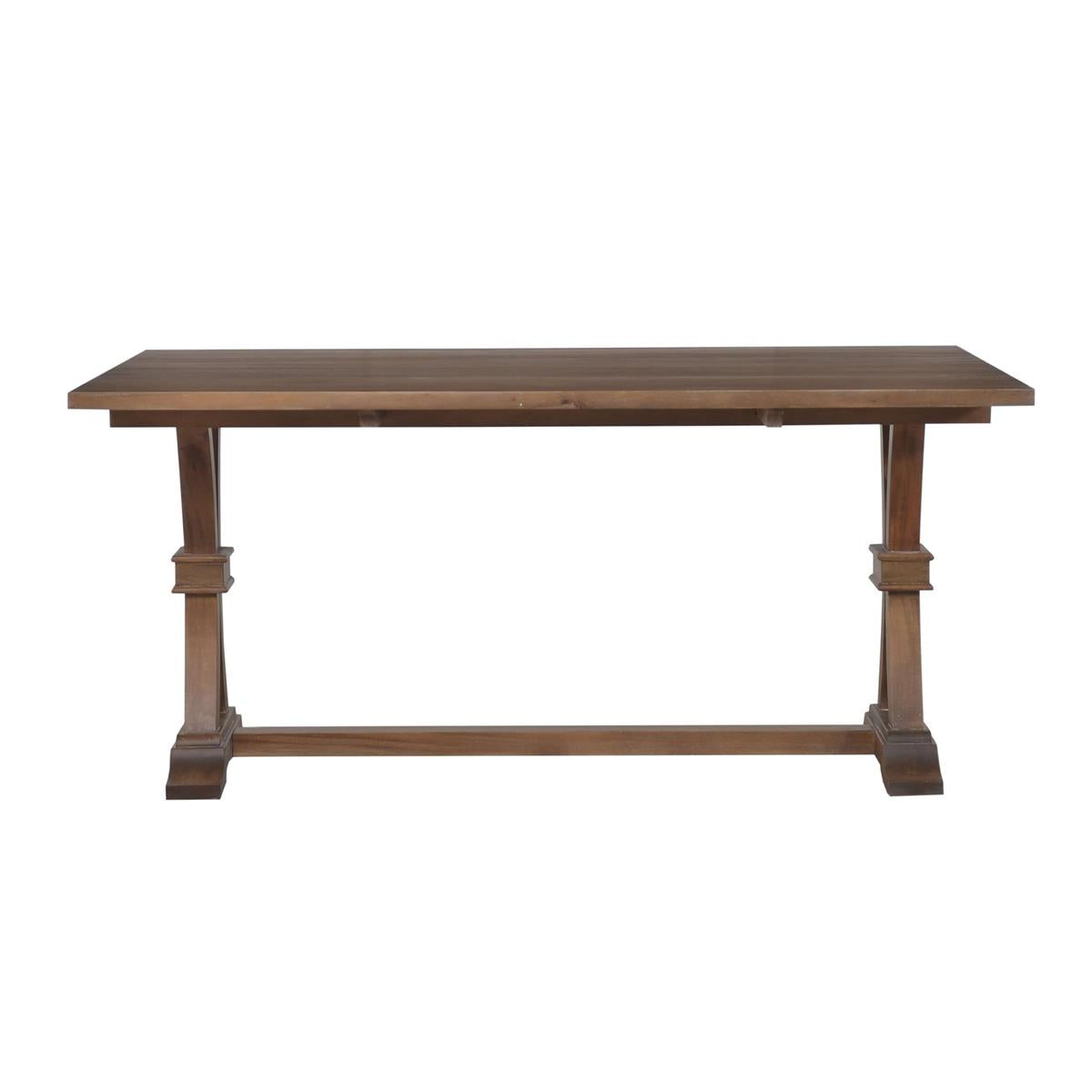 Bramble Archer Folding Top Sofa Table — Straw Wash