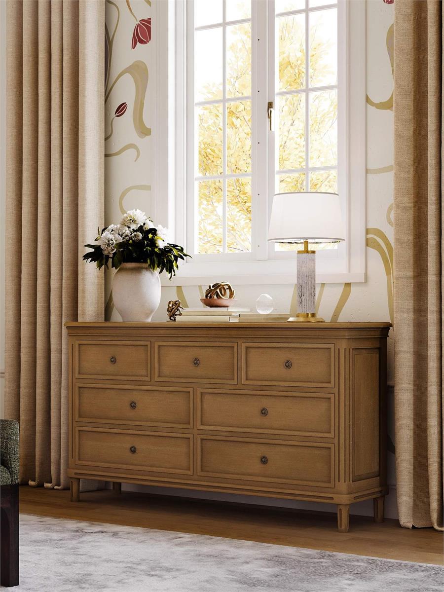Bramble Hayward 7 Drawer Dresser — Fruit Wood