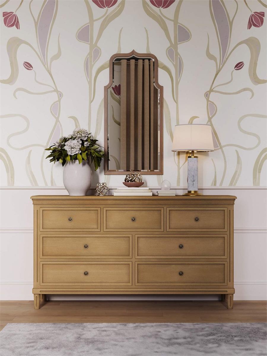Bramble Hayward 7 Drawer Dresser — Fruit Wood