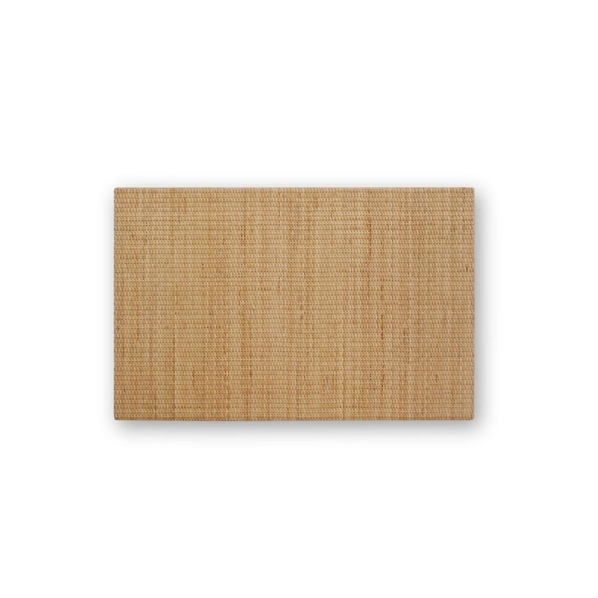 Bramble Renoir Bedside Table Wrapped — Rattan Natural / Sandbar