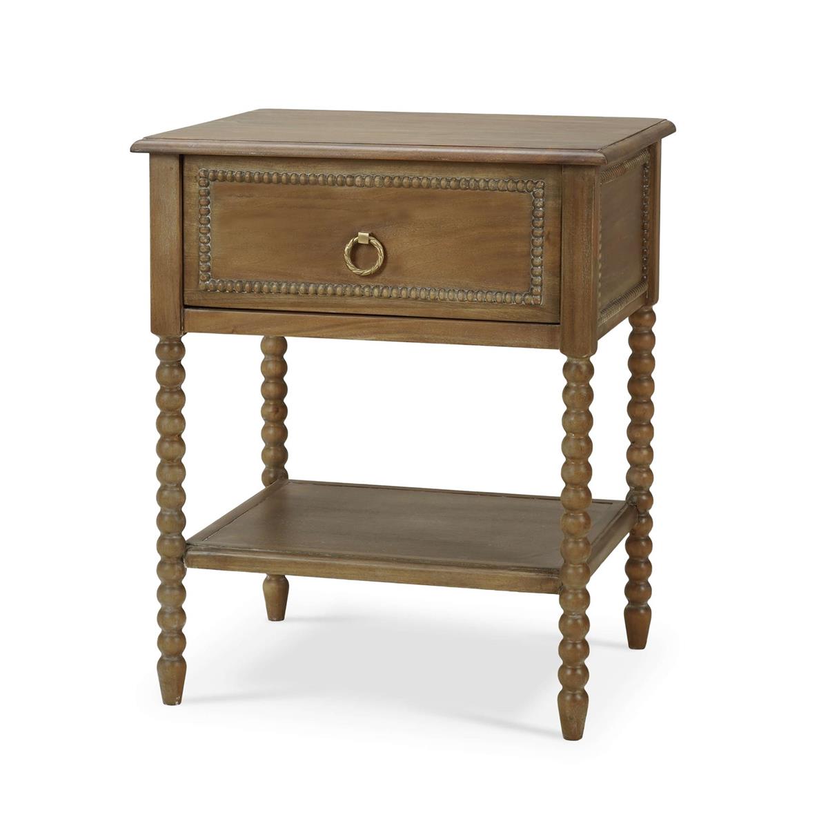 Bramble Cholet Bedside Table — Straw Wash