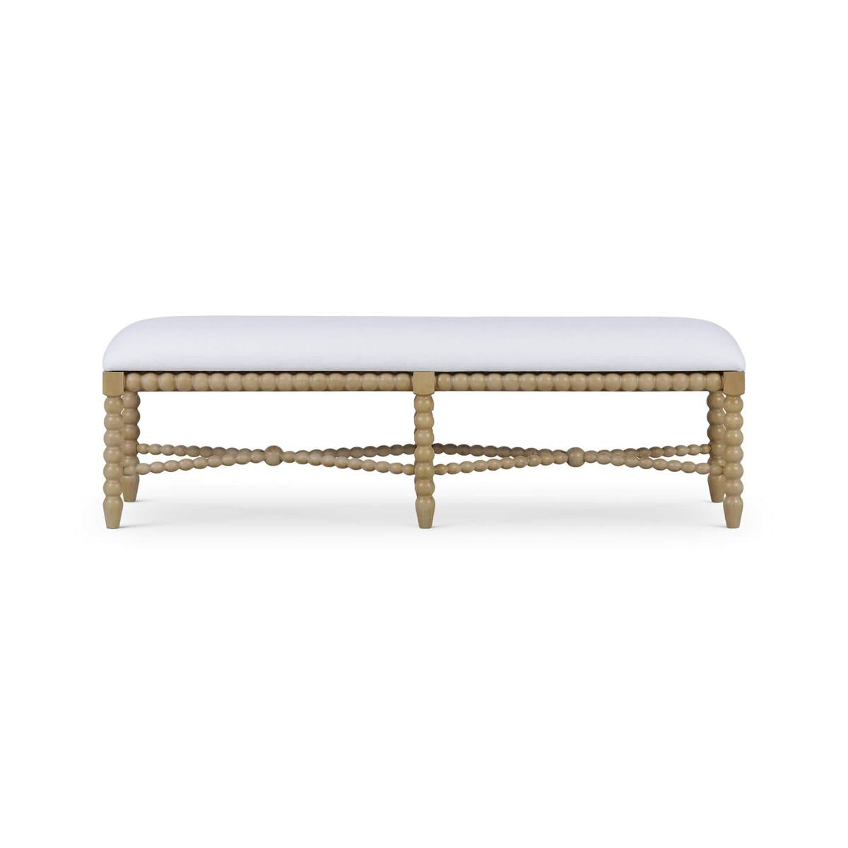Bramble Cholet Bench Medium — Fruit Wood / Arctic