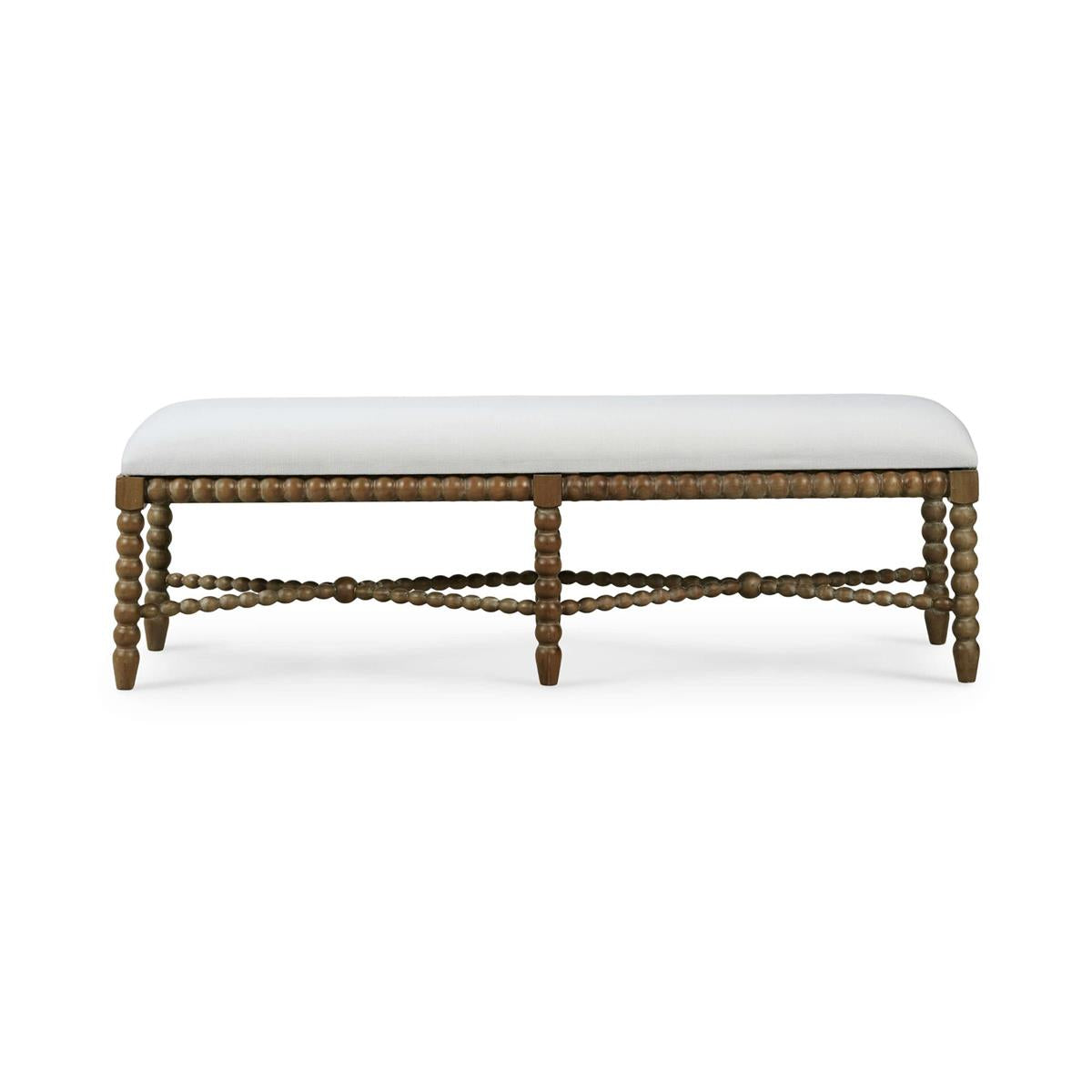 Bramble Cholet Bench Medium — Straw Wash / Arctic