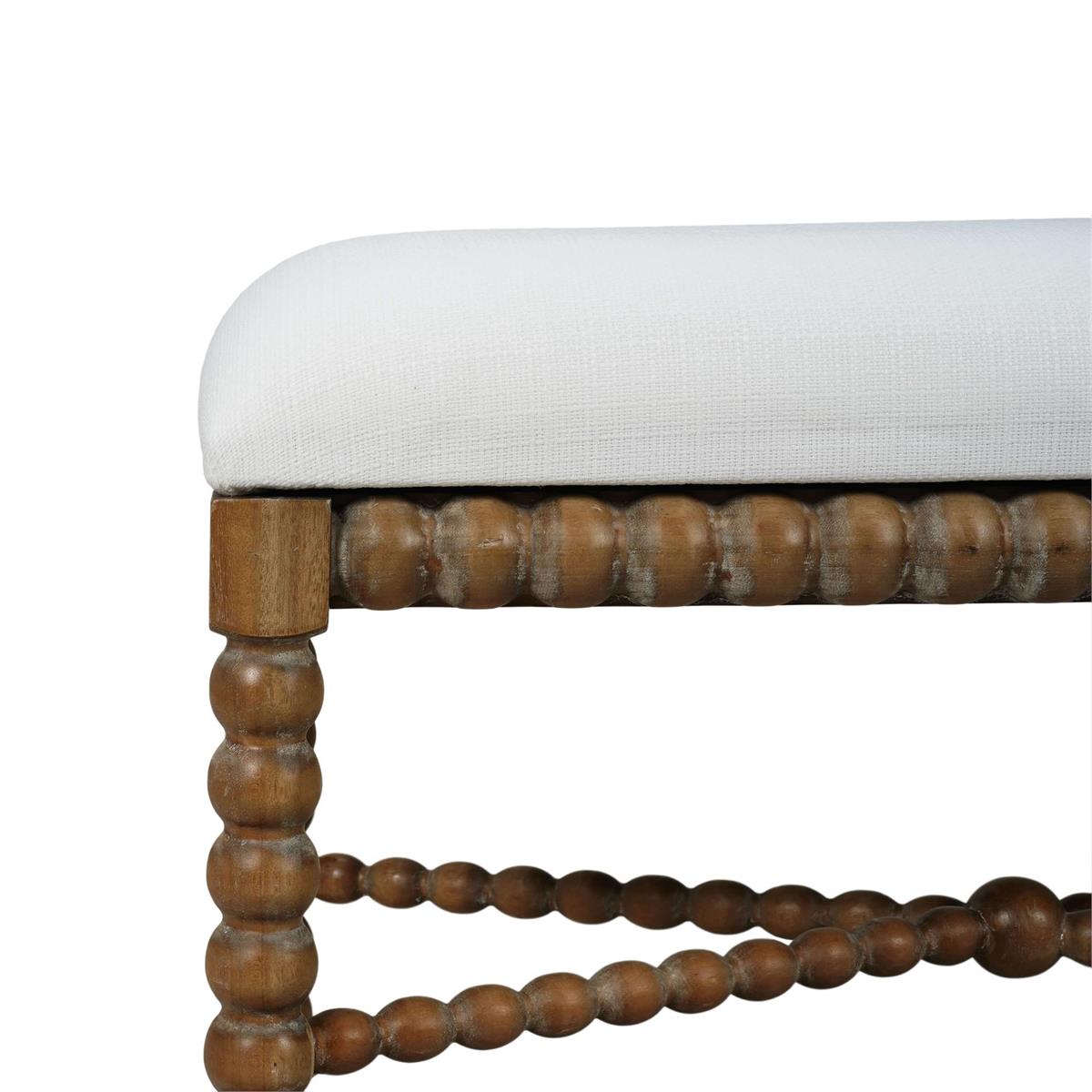 Bramble Cholet Bench Medium — Straw Wash / Arctic