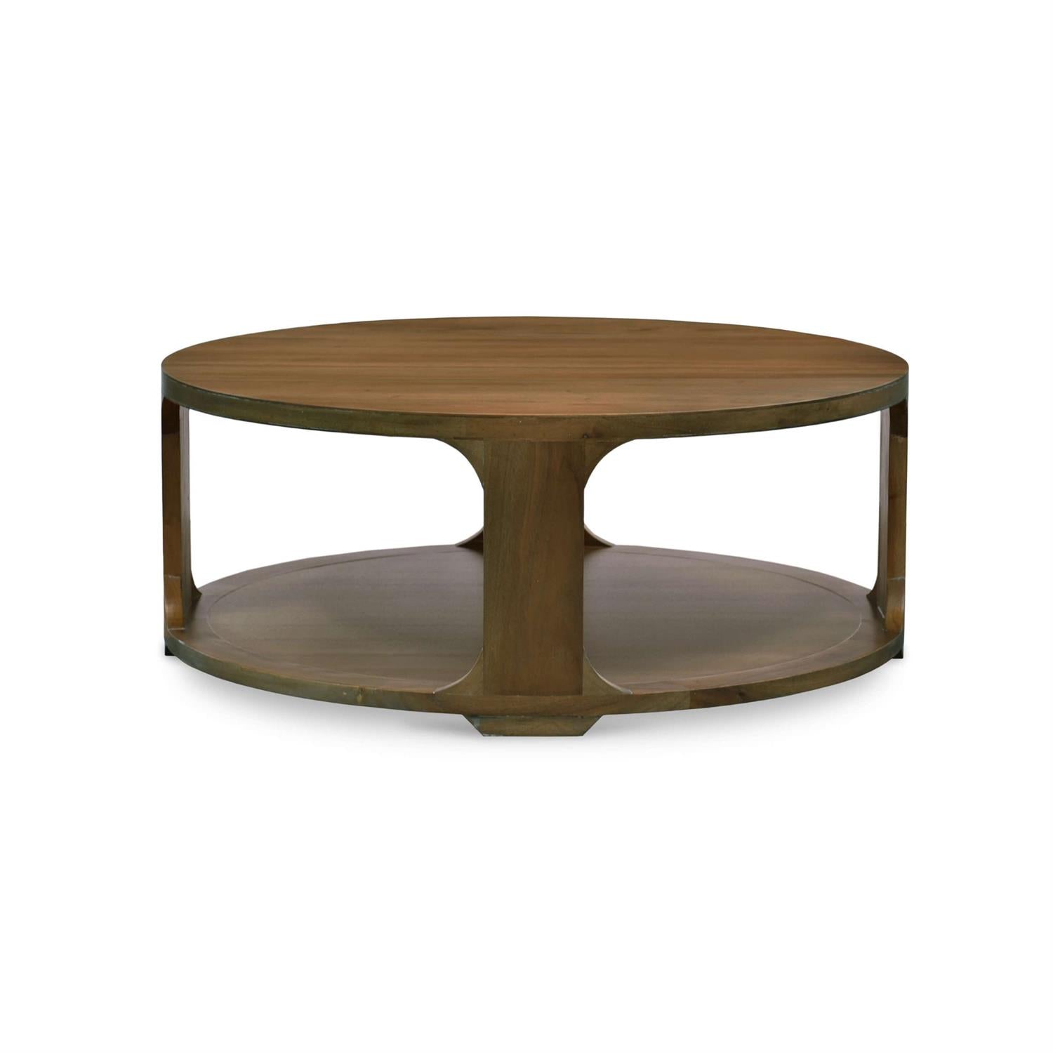 Bramble Corte Round Coffee Table — Straw Wash