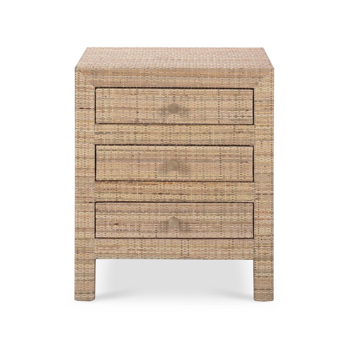 Bramble Kagu End Table Wrapped — Rattan Natural