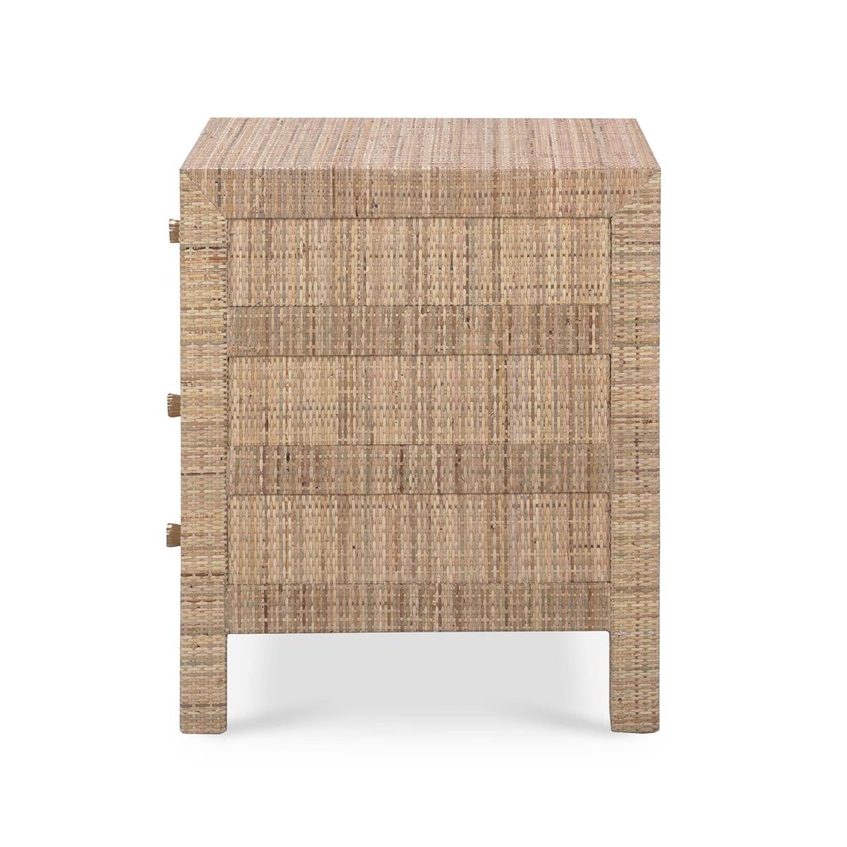 Bramble Kagu End Table Wrapped — Rattan Natural