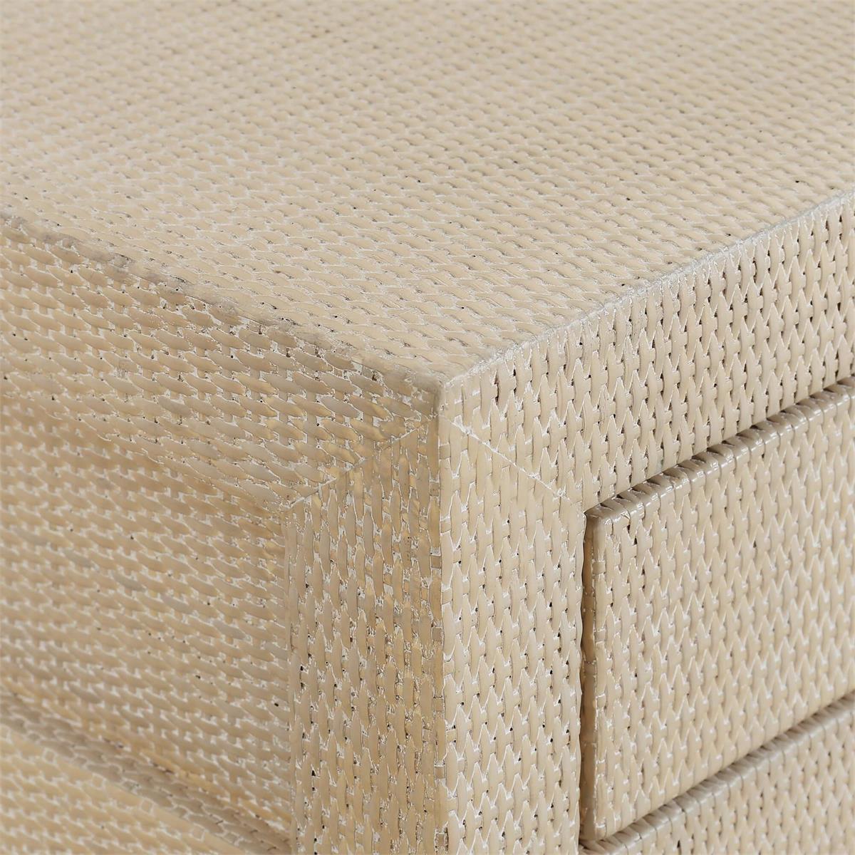 Bramble Kagu End Table Wrapped — Rattan Sandbar