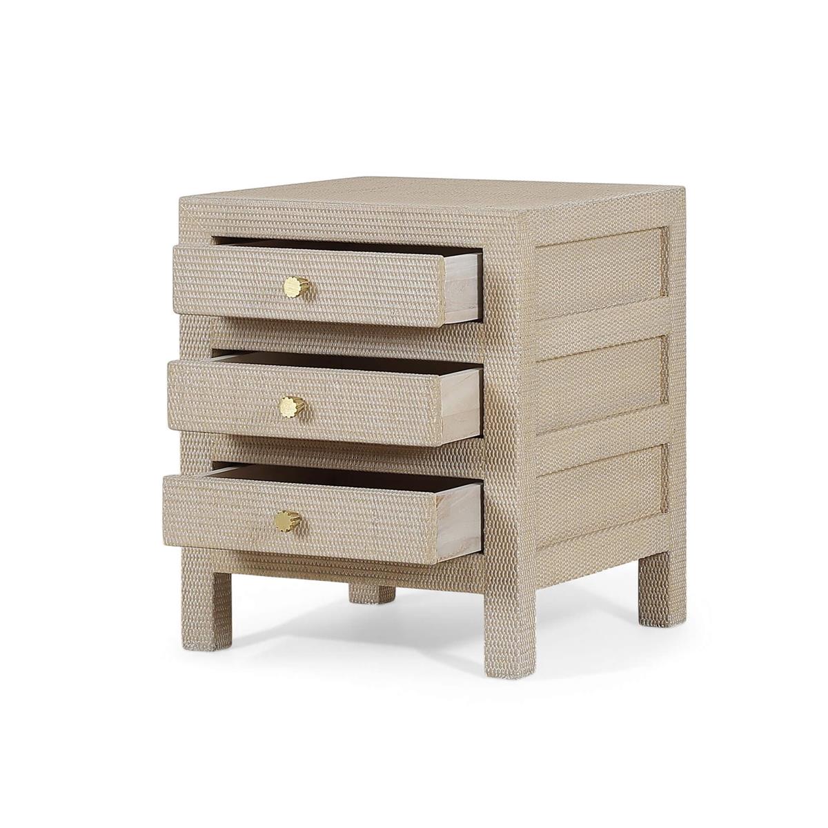 Bramble Kagu End Table Wrapped — Rattan Sandbar