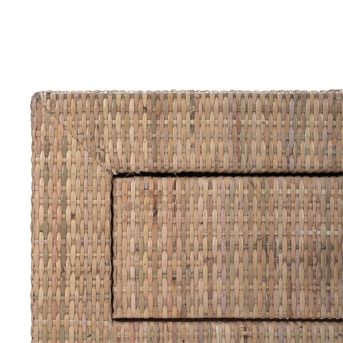 Bramble Kagu 6 Drawer Coffee Table w/ Natural Rattan — Rattan Natural