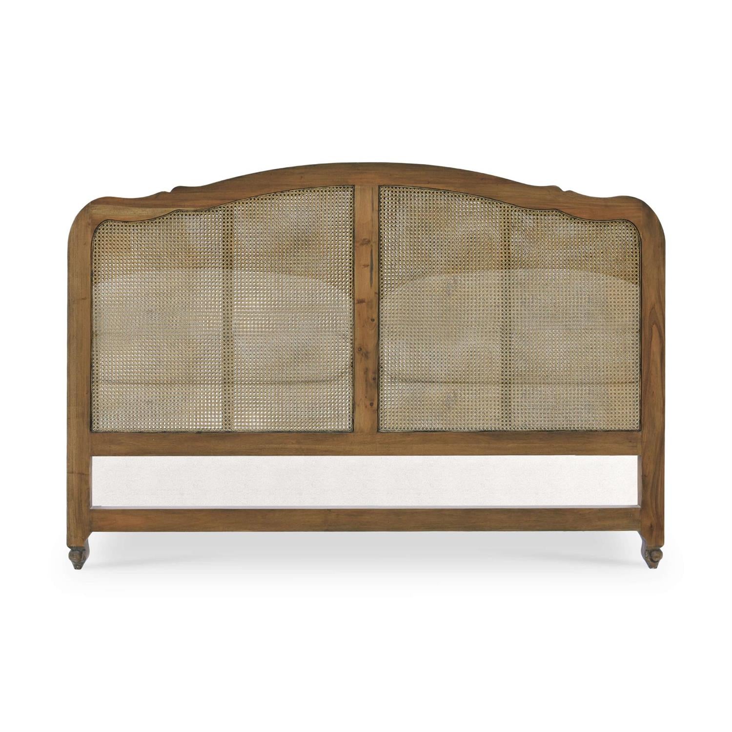 Bramble Covington Rattan Bed King — Straw Wash / Rattan Glaze