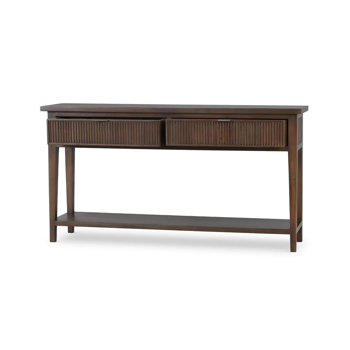 Bramble Kraton Console Table — Dark Walnut