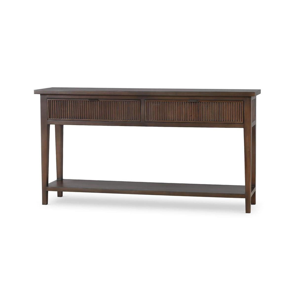 Bramble Kraton Console Table — Dark Walnut
