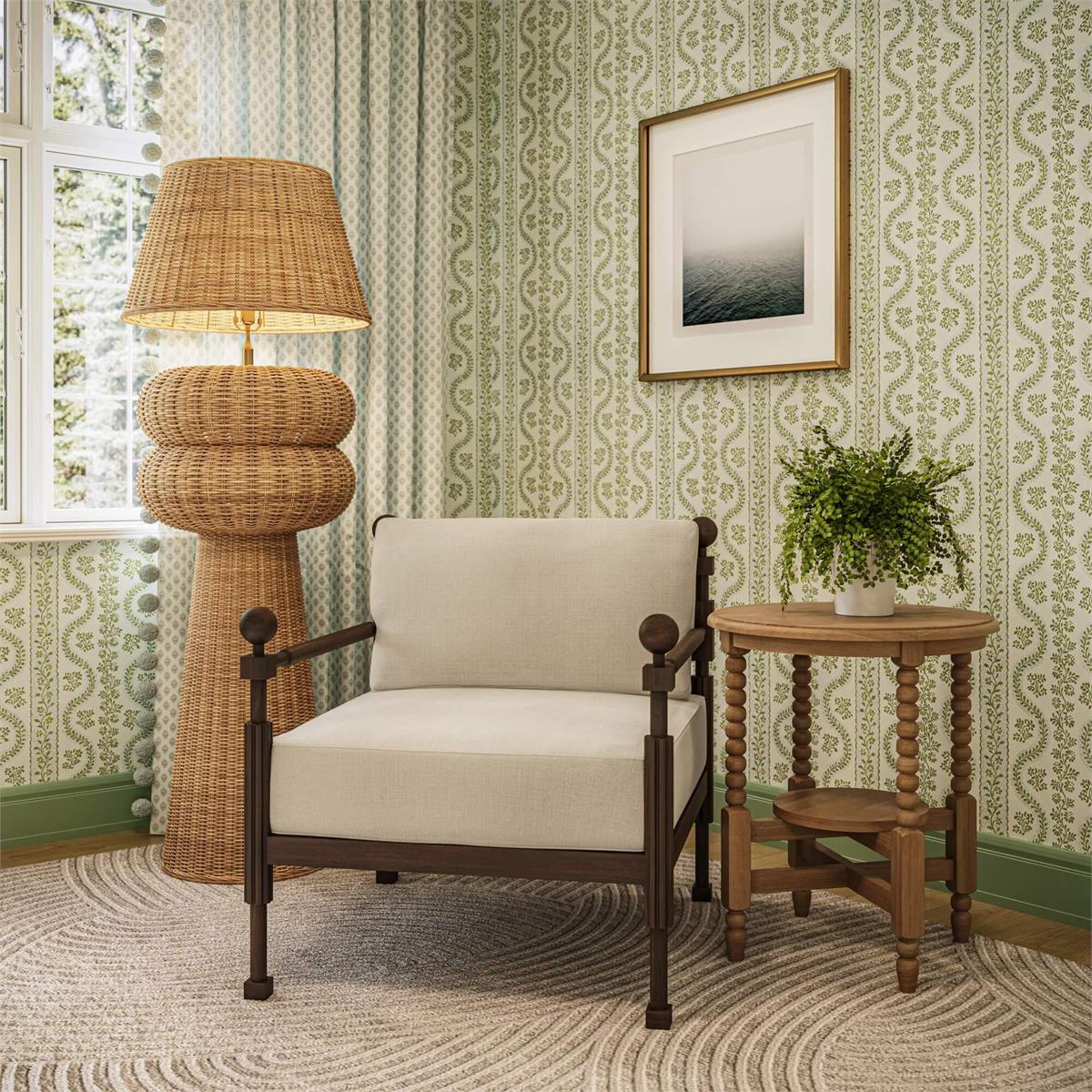 Bramble Cholet Round Side Table — Fruit Wood