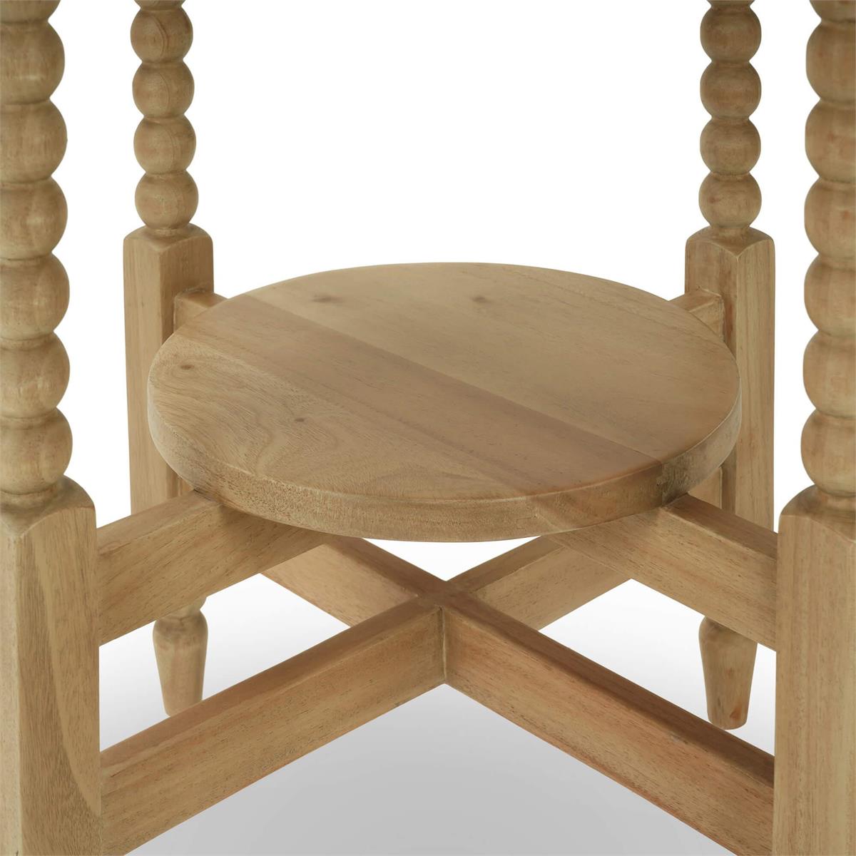 Bramble Cholet Round Side Table — Fruit Wood